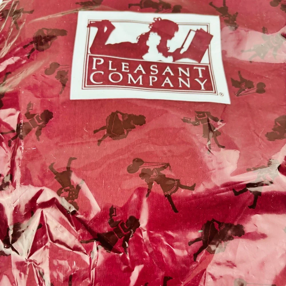 Vintage Pleasant Company American Girls Collection Plastic Garment Bags Lot of 2
